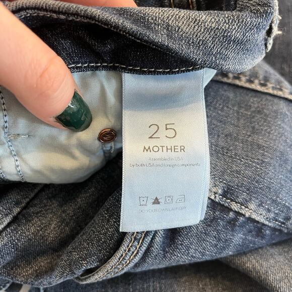 Mother Denim The Looker‎ Crop Jeans in On the Edge Size 25 - Picture 8 of 14